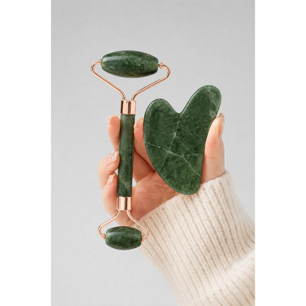 Glowspike Jade Ritual™ – Gua Sha &amp; Yüz Masaj Seti
