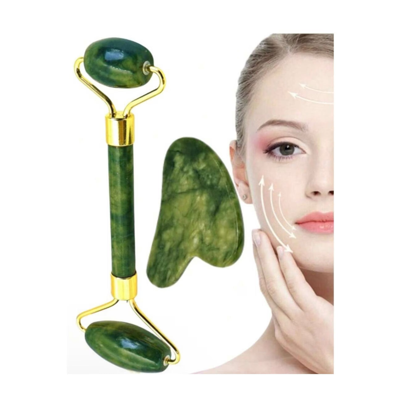 Glowspike Jade Ritual™ – Gua Sha &amp; Yüz Masaj Seti